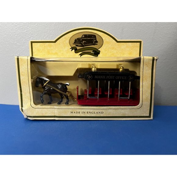 Vintage Lledo Horse Drawn Tram, Manx Post Office, Isle of Man diecast Rare! - Picture 1 of 9